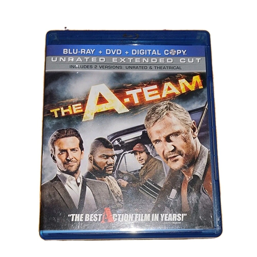 The A-Team Blu-ray + DVD Combo 3 Pc Disc Set Unrated Extended Theatrical Cut VG